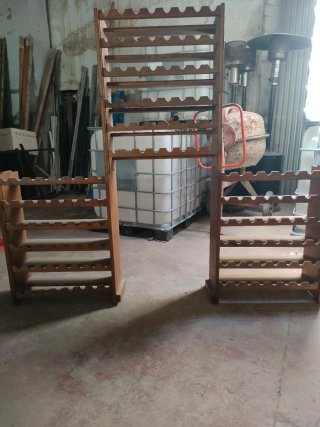 Botellero de madera para vino