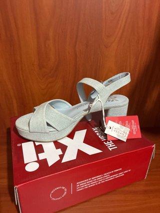 Sandalias Xti Denim Tacon Plataforma