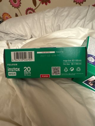 Fujifilm Instax Wide 40 Hojas