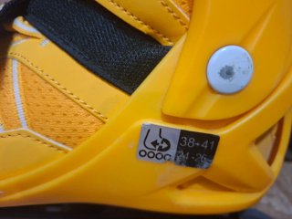 Patines en línea amarillos talla 38-41