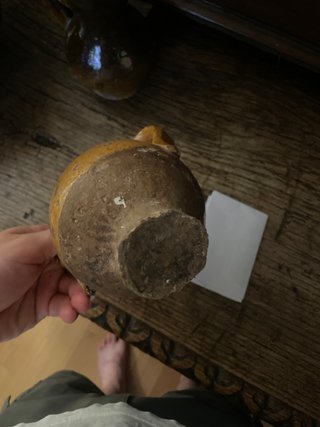 Jarrón antiguo de cerámica