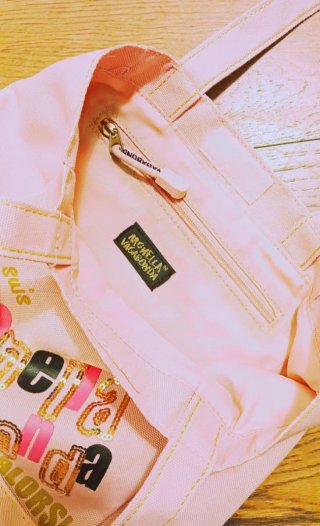 Borsa in tela rosa Monella Vagabonda vintage Y2K