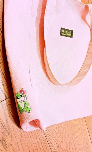 Borsa in tela rosa Monella Vagabonda vintage Y2K