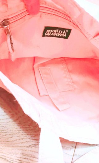 Borsa in tela rosa Monella Vagabonda vintage Y2K