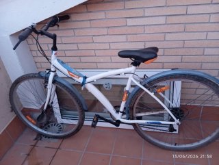 Bicicleta Decathlon Btwin Blanca