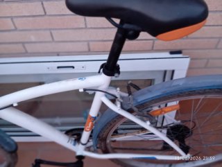 Bicicleta Decathlon Btwin Blanca
