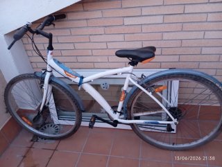 Bicicleta Decathlon Btwin Blanca