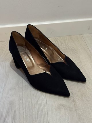 MASCARÓ zapatos tacón negro mujer 40 como nuevos