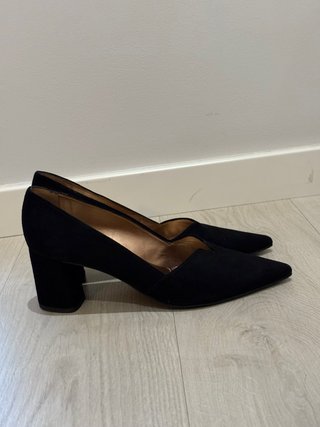 MASCARÓ zapatos tacón negro mujer 40 como nuevos