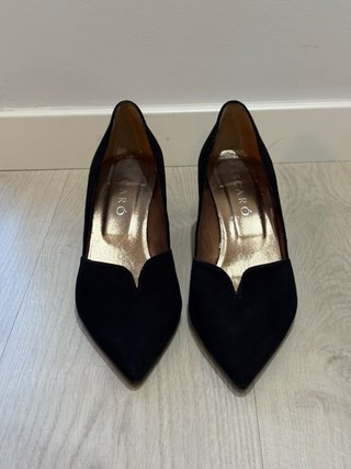 MASCARÓ zapatos tacón negro mujer 40 como nuevos