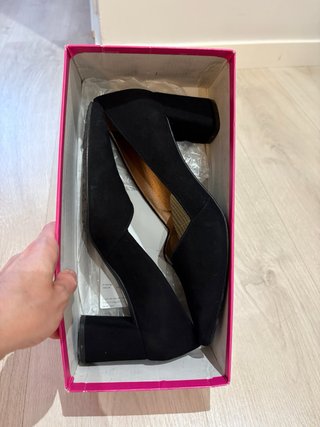 MASCARÓ zapatos tacón negro mujer 40 como nuevos