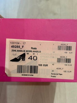 MASCARÓ zapatos tacón negro mujer 40 como nuevos