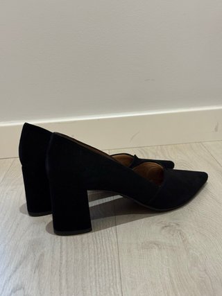 MASCARÓ zapatos tacón negro mujer 40 como nuevos