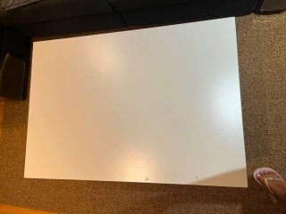 Mesa de centro elevable Ikea blanca Ostavall