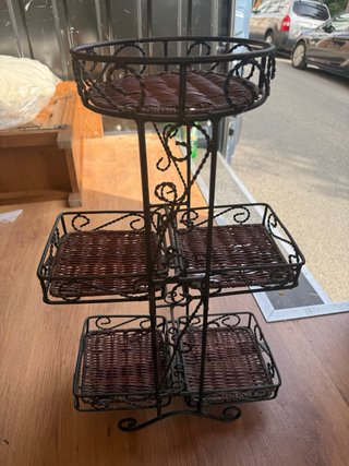 Estante Repostería/Plantas Metal Forja