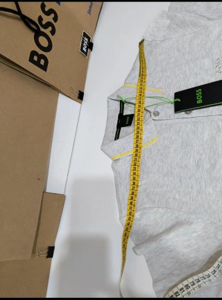 Camisa Polo Boss Gris