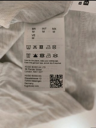 Camisa Polo Boss Gris