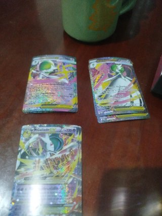Carta Pokémon Mega Gardevoir EX y Mega Gallade EX