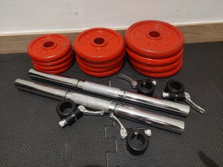 Juego de mancuernas justables Salter 28kg