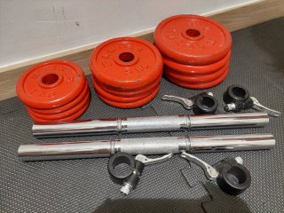 Juego de mancuernas justables Salter 28kg