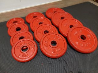 Juego de mancuernas justables Salter 28kg