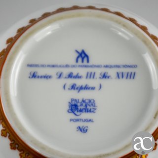 Bule em porcelana NG, Serviço D. Pedro III