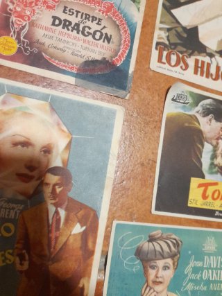Programas de mano cine antiguo (deteriorados)
