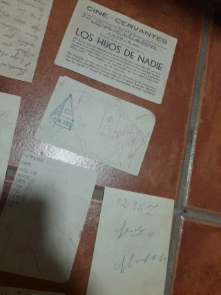 Programas de mano cine antiguo (deteriorados)