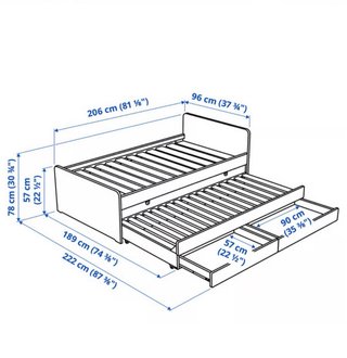 Cama nido IKEA Slakt blanca
