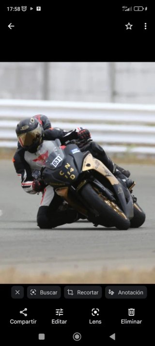 Carenado Fibra Honda CBR F Negro/Dorado