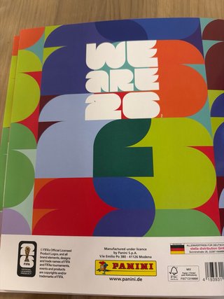 Álbum Panini Mundial FIFA 2026 + 6 cromos