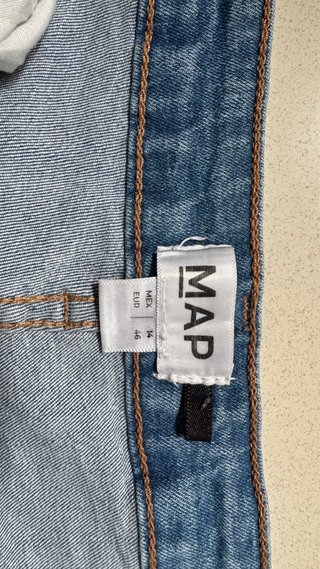 Pantalón vaquero MAD ancho azul