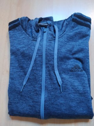 Sudadera Adidas Hombre Gris y Negra