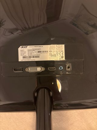 Monitor Acer Curvo 144Hz Negro