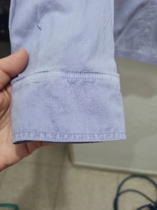 Camisa Mango Morada Talla S