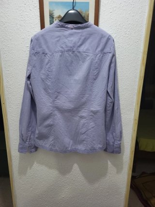 Camisa Mango Morada Talla S