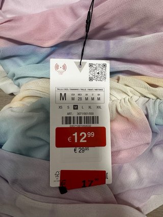 Vestido Zara Tye-Dye sin estrenar