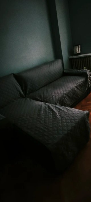 Sofá Cama Ikea Gris Tela