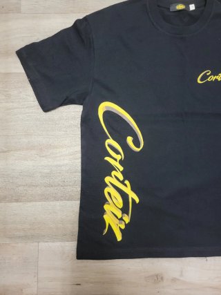 Camiseta Corteiz Negra y Amarilla