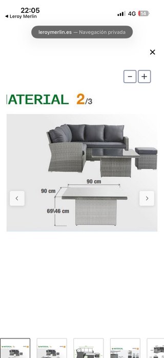 Conjunto de Muebles de Jardín