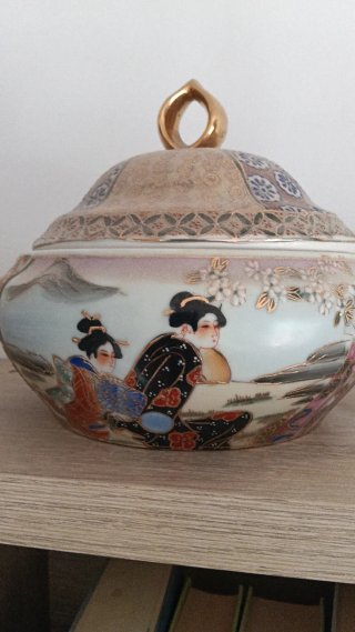 Plato Decorativo Cerámica Flores