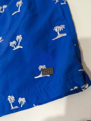 Bañador Boss Azul Palmeras