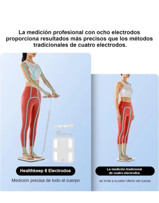 Báscula Inteligente Healthkeep 8 Electrodos