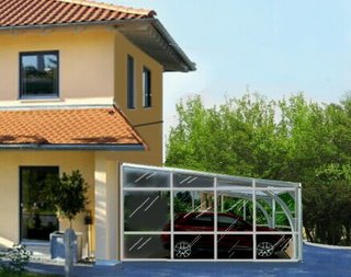 Pensilina auto ad arco