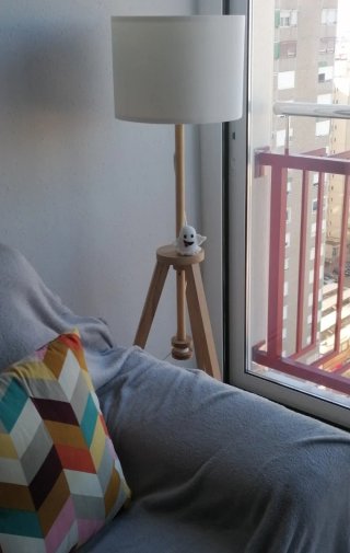 Lámpara de pie madera Ikea