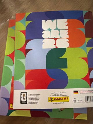 Álbum Panini Mundial 2026 + 6 cromos