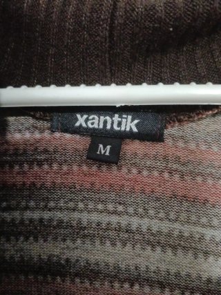 Vestido Xantik Talla M Marrón Multicolor