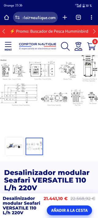 Desalinizadora modular HRO Systems