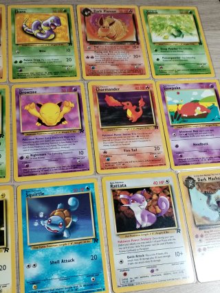 Lote Cartas Pokémon Rocket
