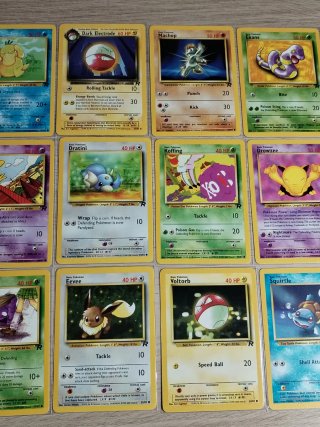 Lote Cartas Pokémon Rocket
